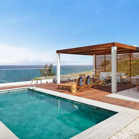 Villa Akroyiali - Seafront Serenity With Shared Pool