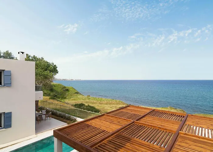 Akroyiali - Seafront Serenity With Shared Pool